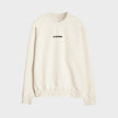 Terry Logo Sweatshirt Cream