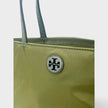 Nylon Mixed Materials Mini Tote Bag Green Khaki
