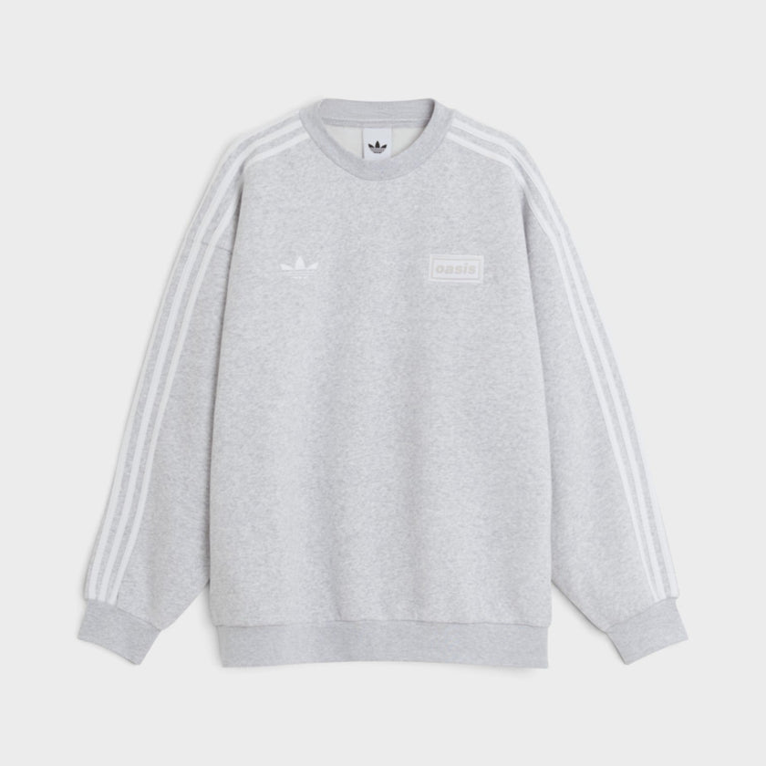 Oasis Tour Oversized Crew Sweatshirt Grey
