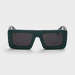 Leonardo Sqaure Frame Arrow Sunglasses Green