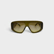 Linda Farrow Milano Oversized Sunglasses Olive