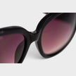 Linda Farrow Oversized Sunglasses Black Burgundy
