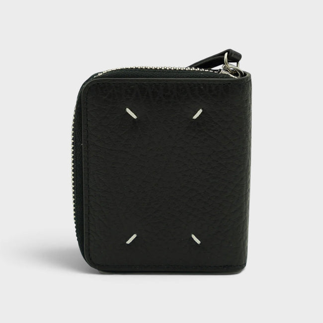 Four Stitch Leather Coin Pouch
