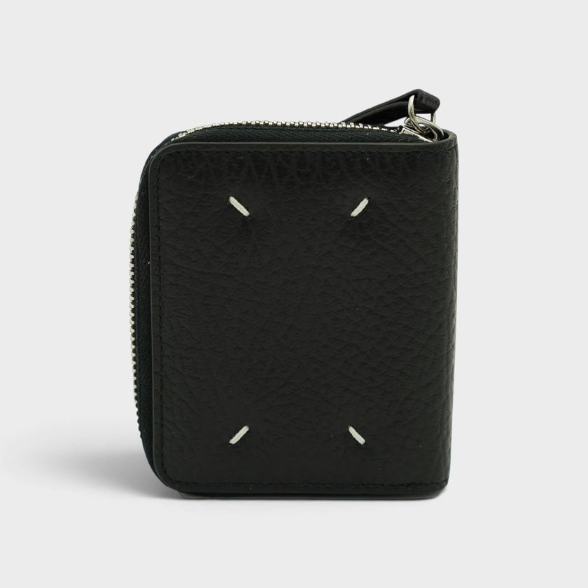 Four Stitch Leather Coin Pouch