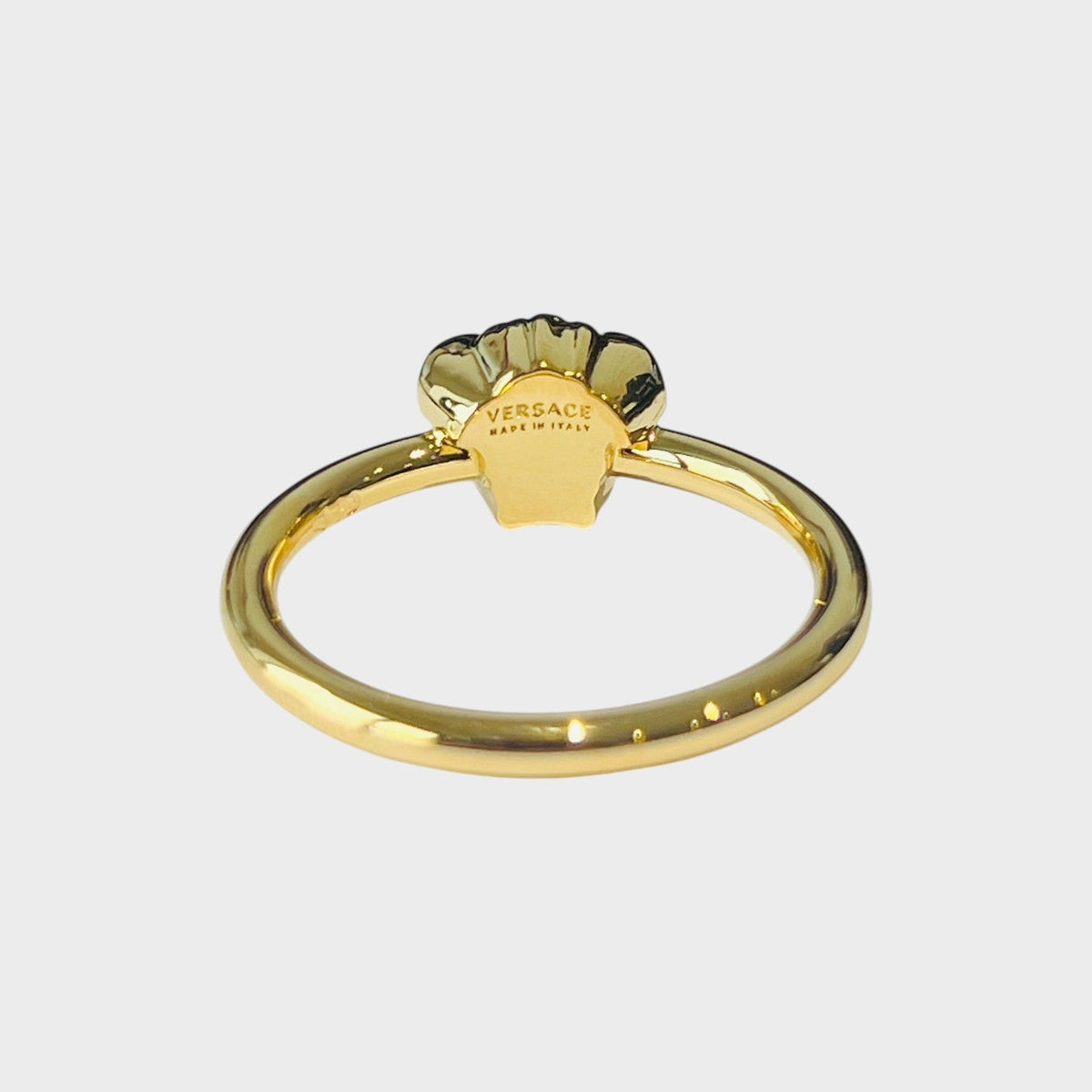 Medusa Head Ring Metal Gold Tone