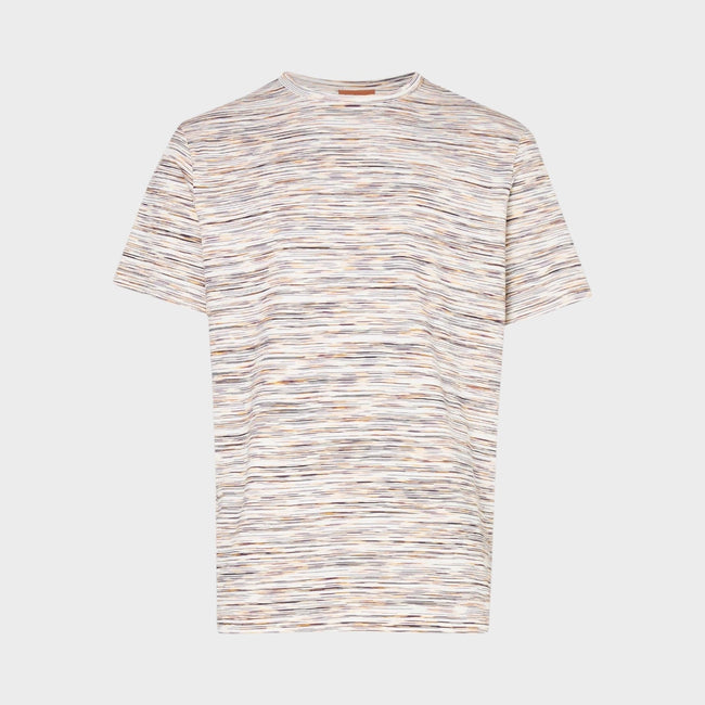 Space Dyed Short Sleeve T Shirt Multi