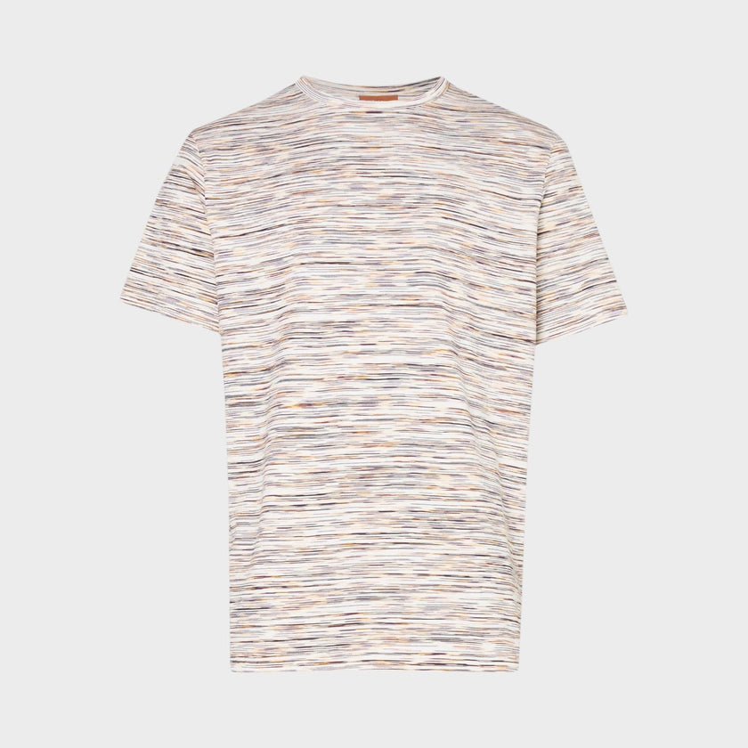 Space Dyed Short Sleeve T Shirt Multi