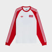 Oasis Tour 3-Stripes Longsleeve Tee White Red