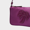 Palm Angels Satin Palm Shoulder Bag Purple