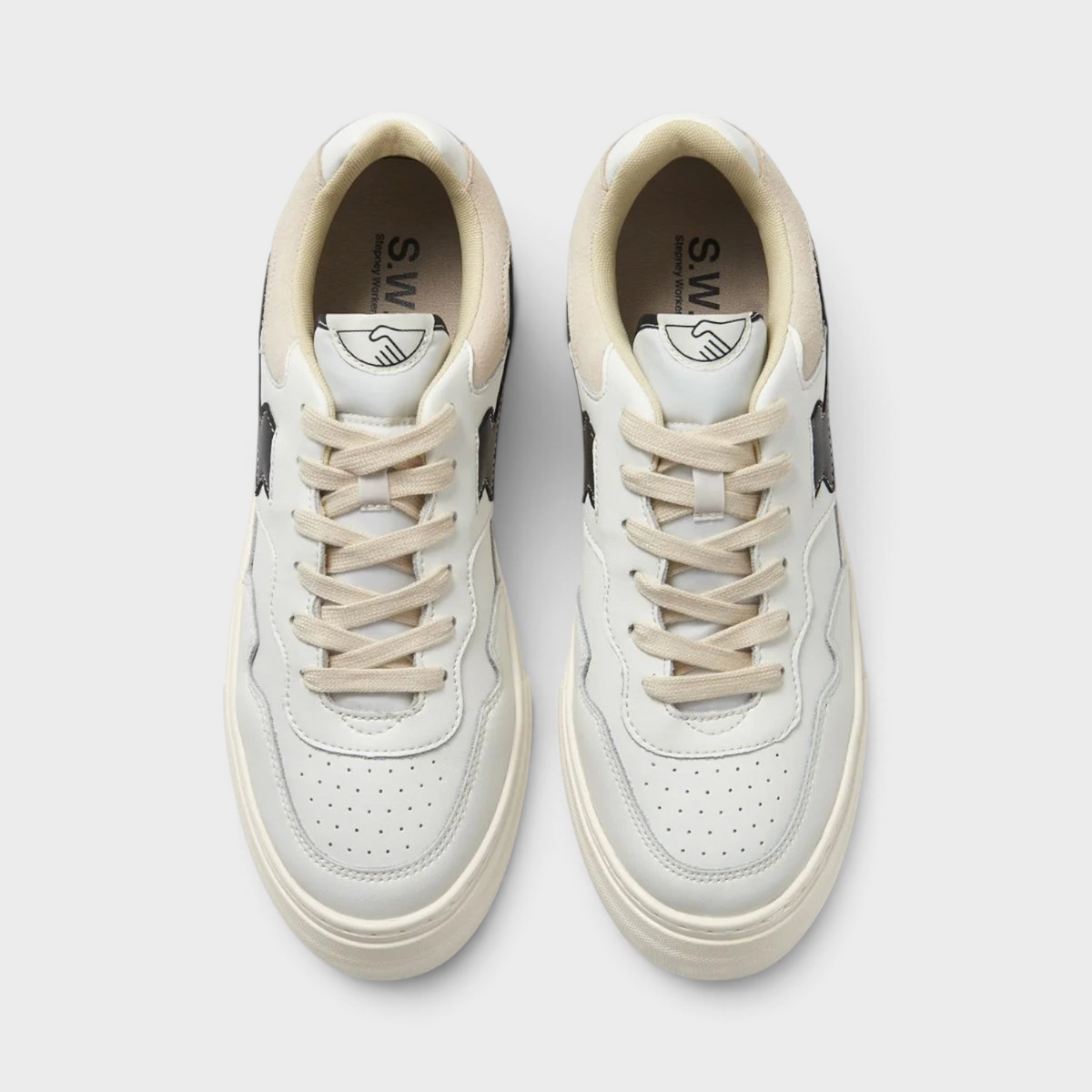 Pearl S-Strike Leather White Black