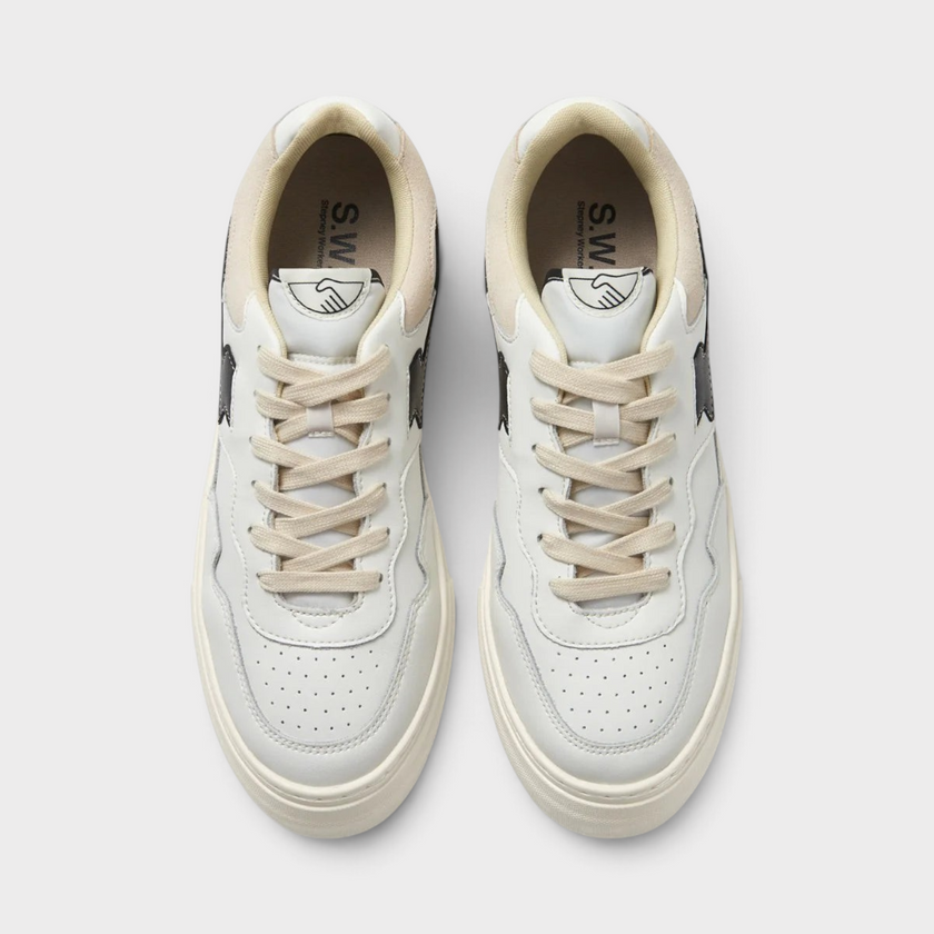 Pearl S-Strike Leather White Black