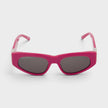 Logo Plaque Cat Eye Sunglasses Pink