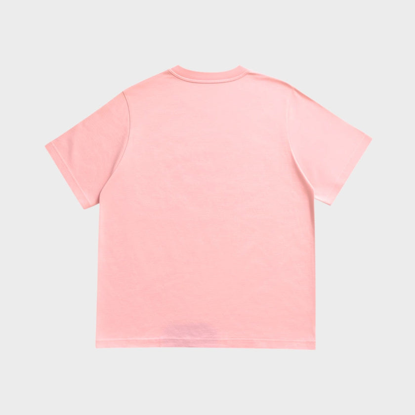 Tennis Club Icon Printed T Shirt Pink
