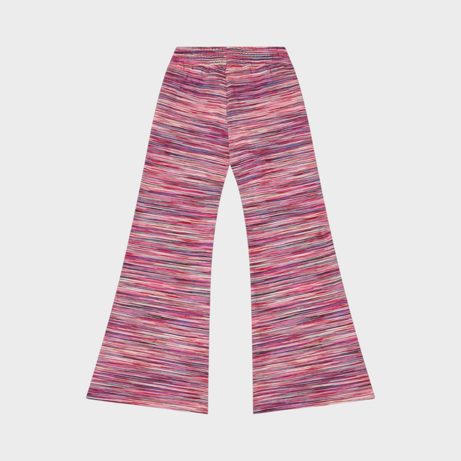 Logo Closed Hem Fleece Joggers Pink Kids
