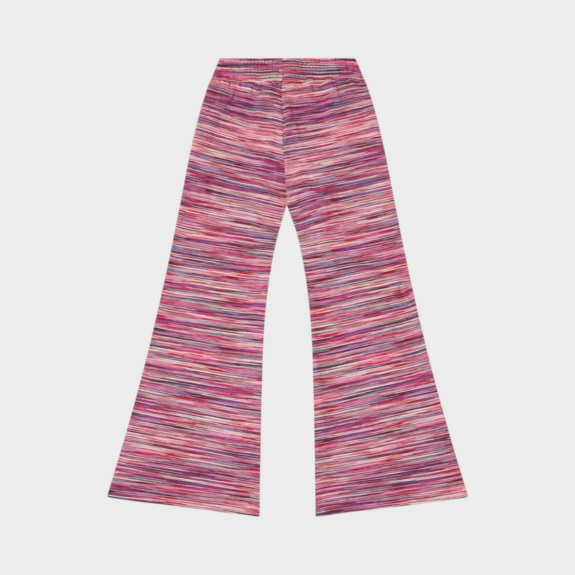 Logo Closed Hem Fleece Joggers Pink Kids