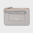 Pochette Peyton Wristlet Clutch Bag Cloud Grey