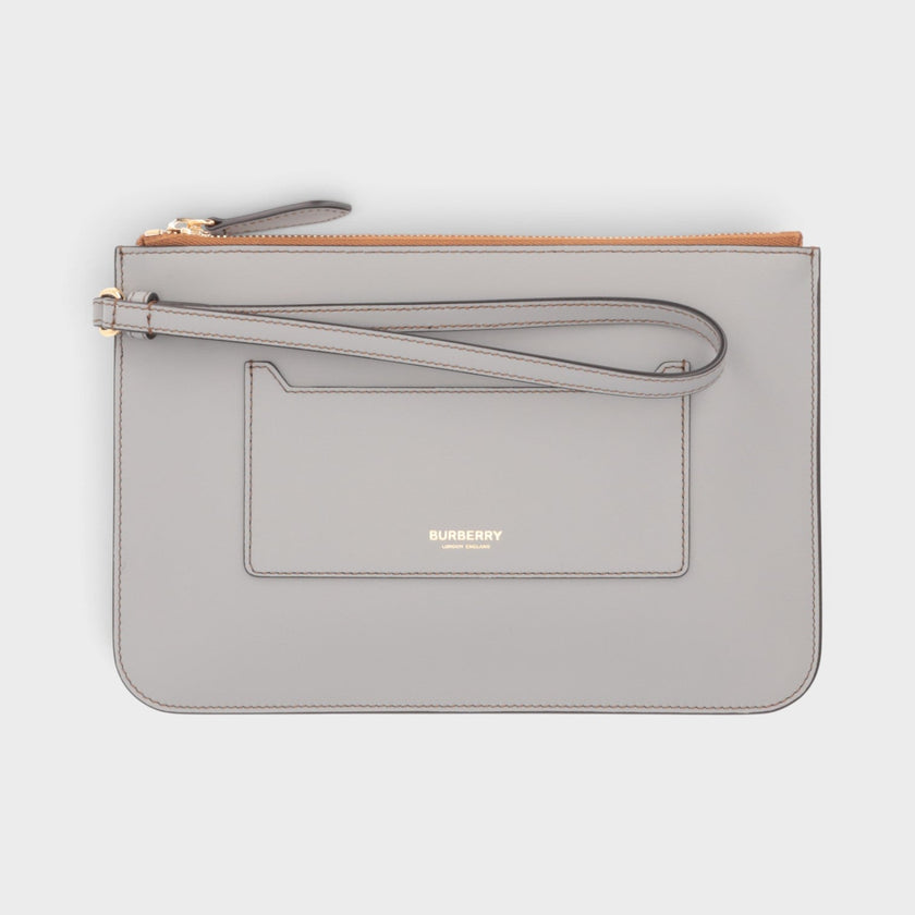 Pochette Peyton Wristlet Clutch Bag Cloud Grey