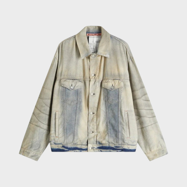 Robert U Carver Denim Jacket Light Blue