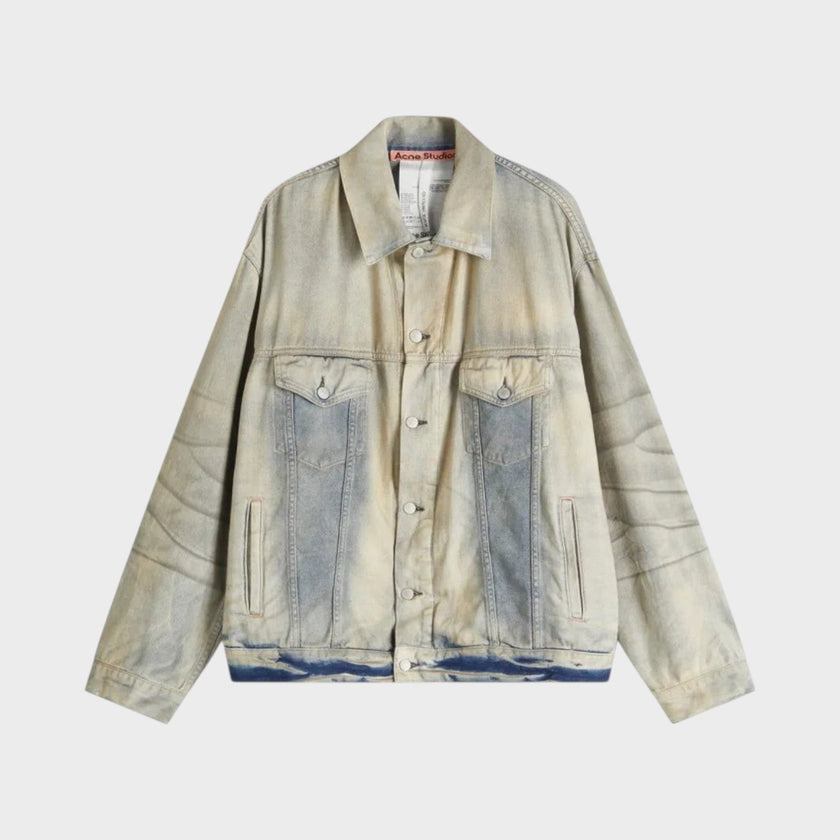 Robert U Carver Denim Jacket Light Blue