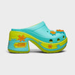 Scooby-Doo! Siren Platforms Clogs Lime Punch