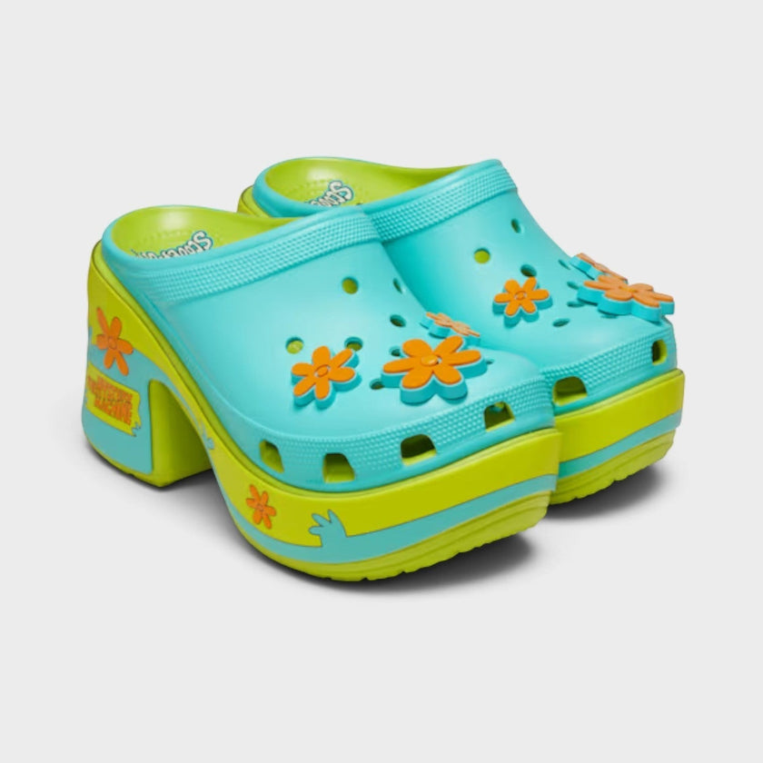 Scooby-Doo! Siren Platforms Clogs Lime Punch