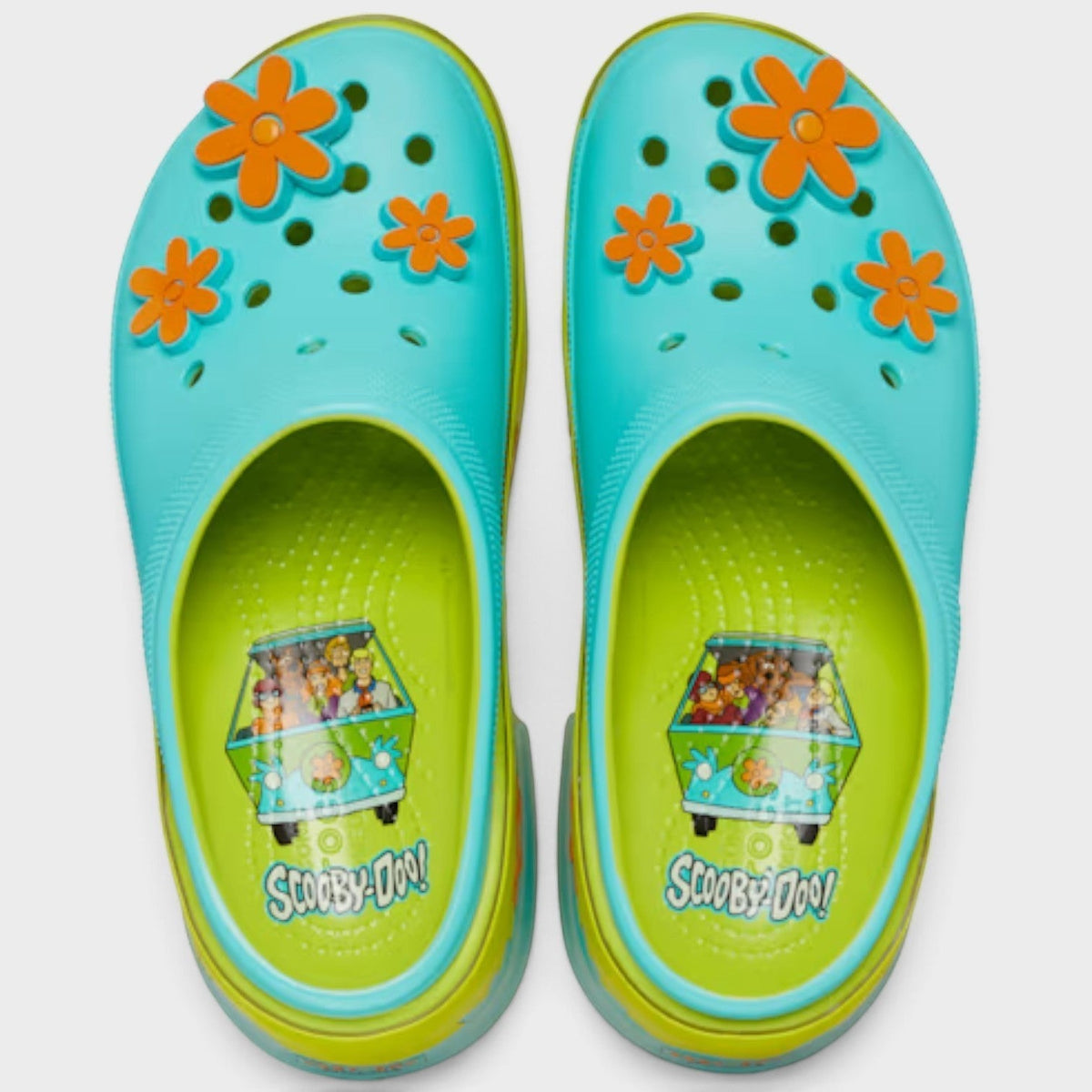 Scooby-Doo! Siren Platforms Clogs Lime Punch