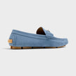 La Medusa Driver Loafers Stone Blue