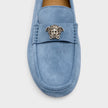 La Medusa Driver Loafers Stone Blue