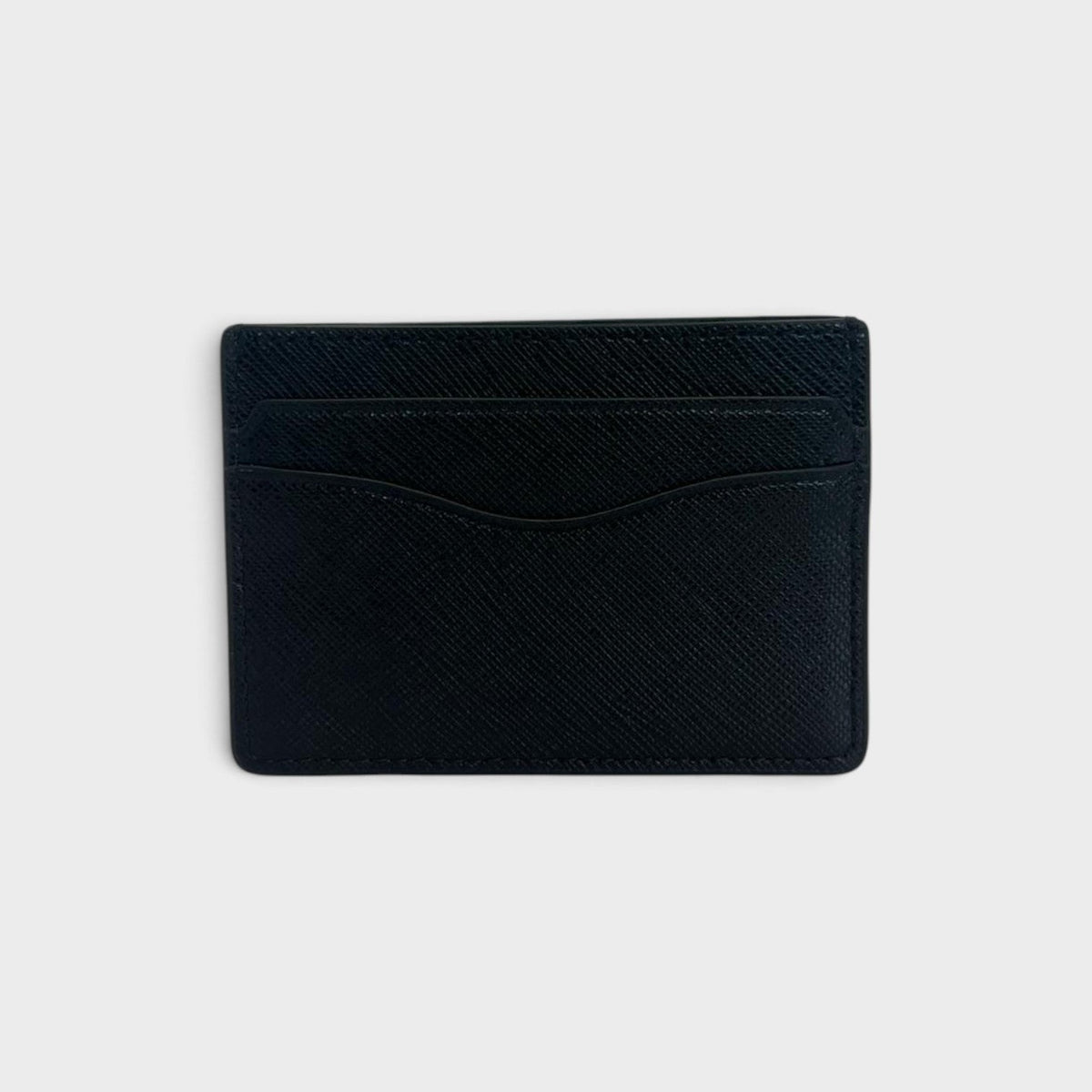 Slim Logo Card Case Black