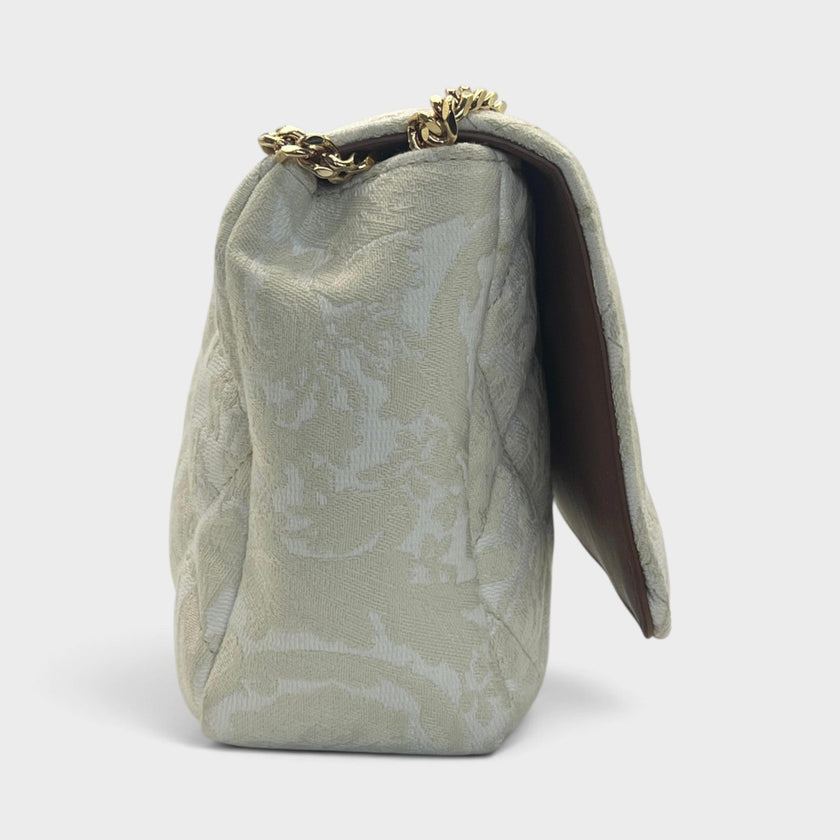 Medusa Head Medium Shoulder Bag Beige
