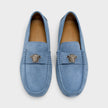 La Medusa Driver Loafers Stone Blue