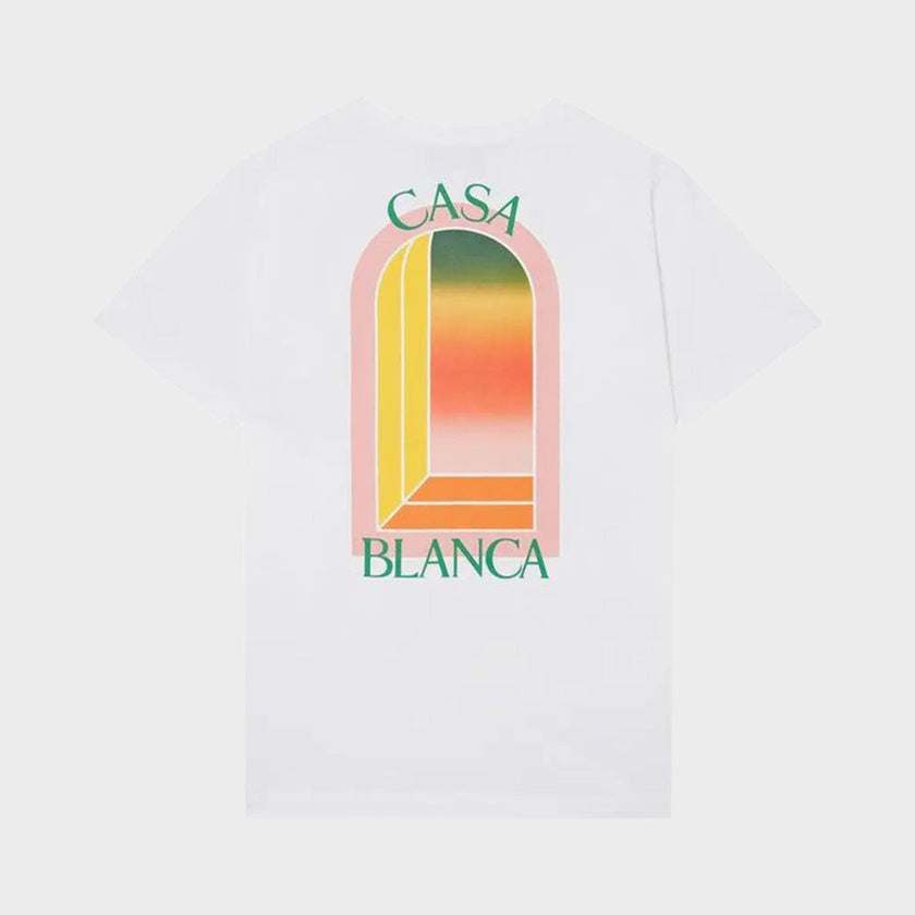 Gradient L'Arche Short Sleeve T-Shirt White