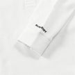 Hartford Stripe Checked Long Sleeve Polo White