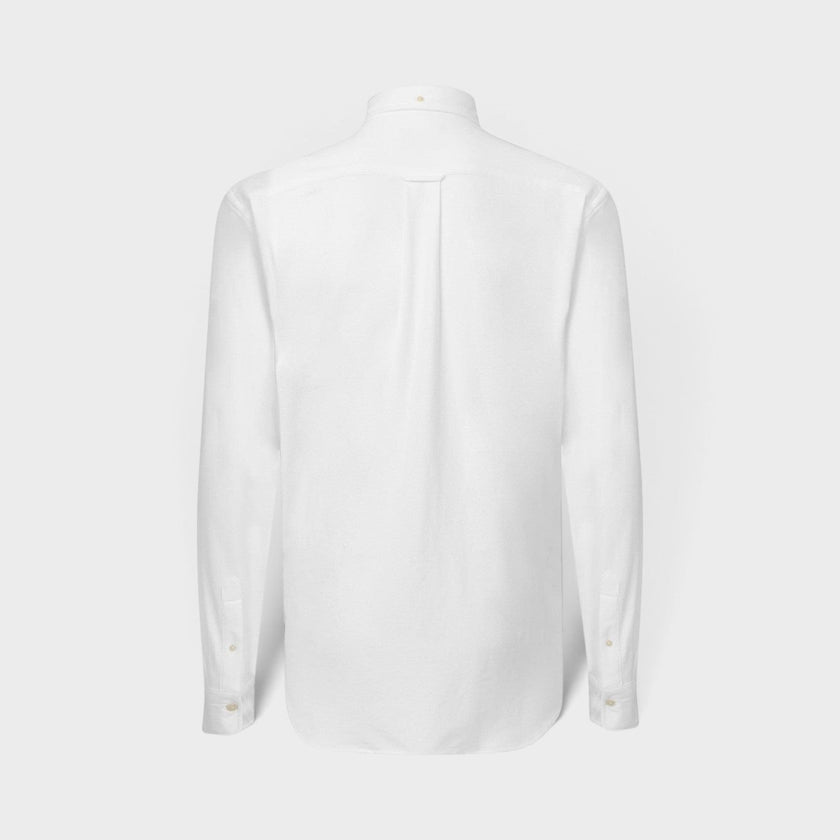 Regular Jersey Pique Shirt White