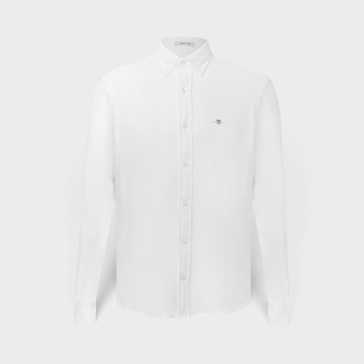 Regular Jersey Pique Shirt White