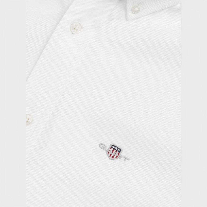 Regular Jersey Pique Shirt White