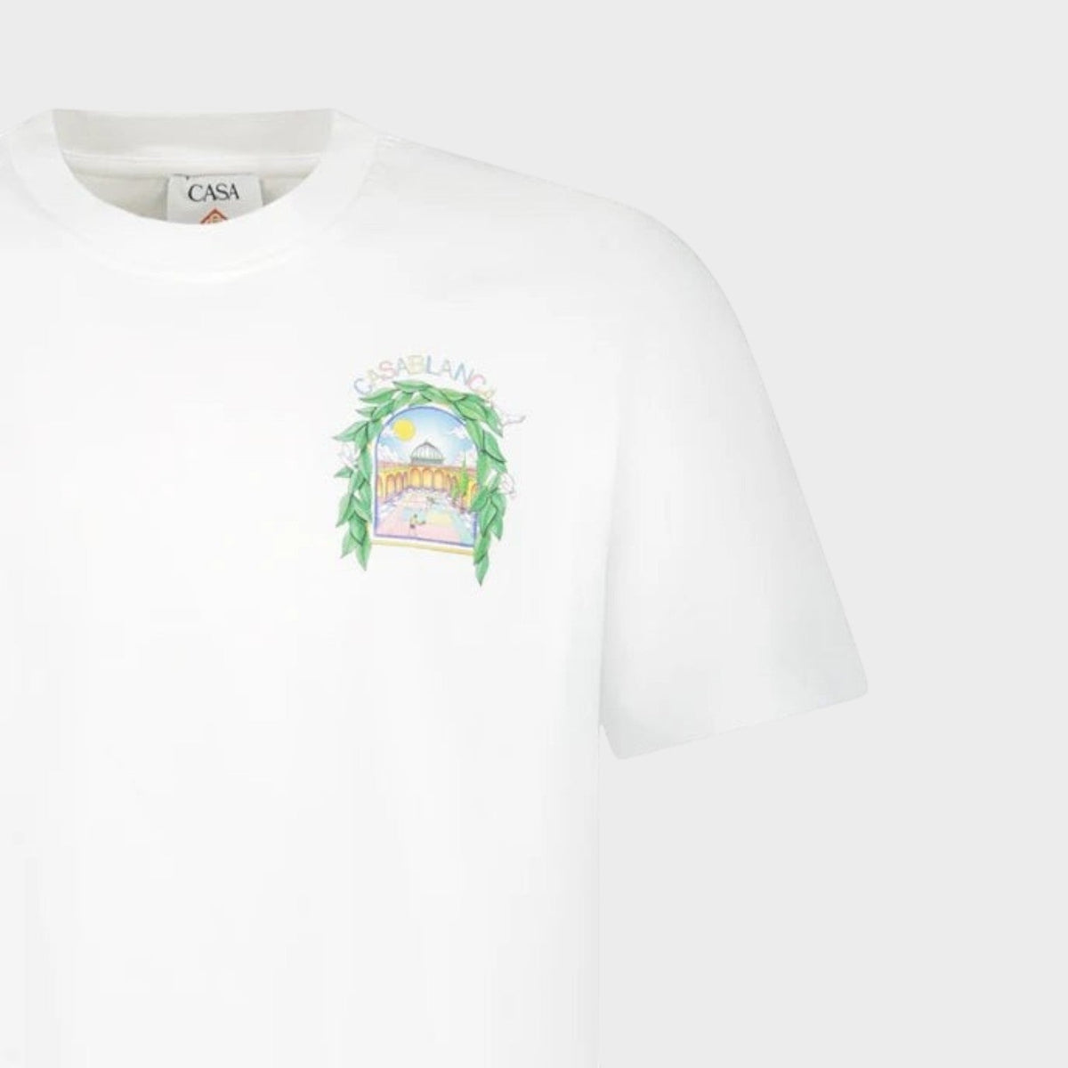 L'Arche De Tennis Short Sleeve T-Shirt White
