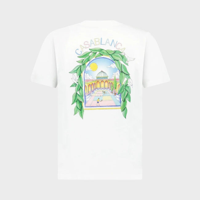 L'Arche De Tennis Short Sleeve T-Shirt White