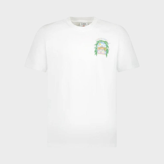 L'Arche De Tennis Short Sleeve T-Shirt White