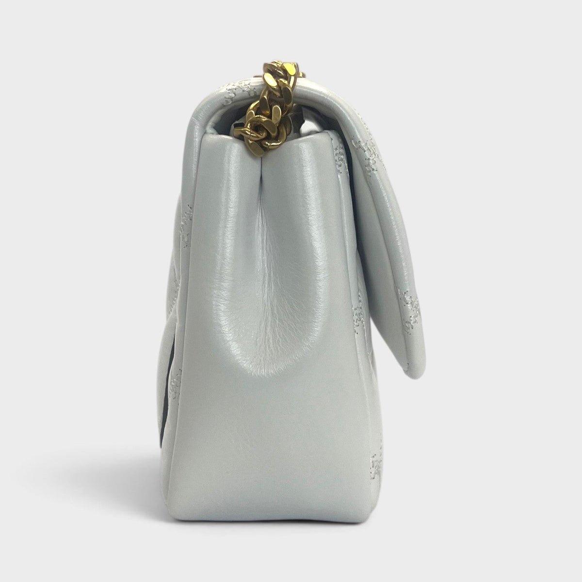 Willa Glazed Small Shoulder Bag White