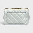 Willa Glazed Small Shoulder Bag White
