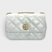 Willa Glazed Small Shoulder Bag White