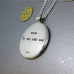 Travel Viking Rune Personalised Silver Necklace