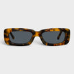 Linda Farrow Mini Marfa Sunglasses Havana Brown