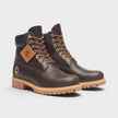 Premium 6 Inch Lace Waterproof Boots Dark Brown