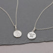 Classic Tiny St Christopher Necklace Sterling Silver 10mm