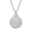 Personalised St Christopher Silver Necklace