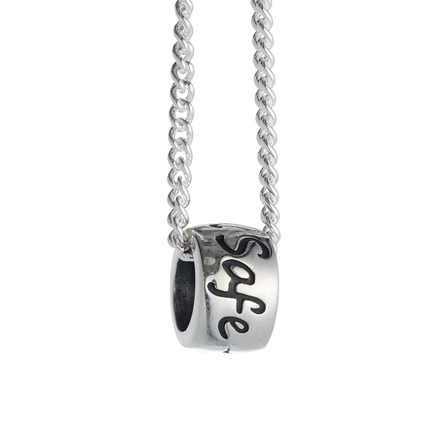 Travel Safe Halskette aus recyceltem Silber