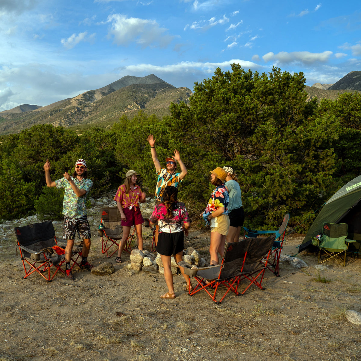Kelty Lowdown Camping Chair - Bungee Cord/Beluga