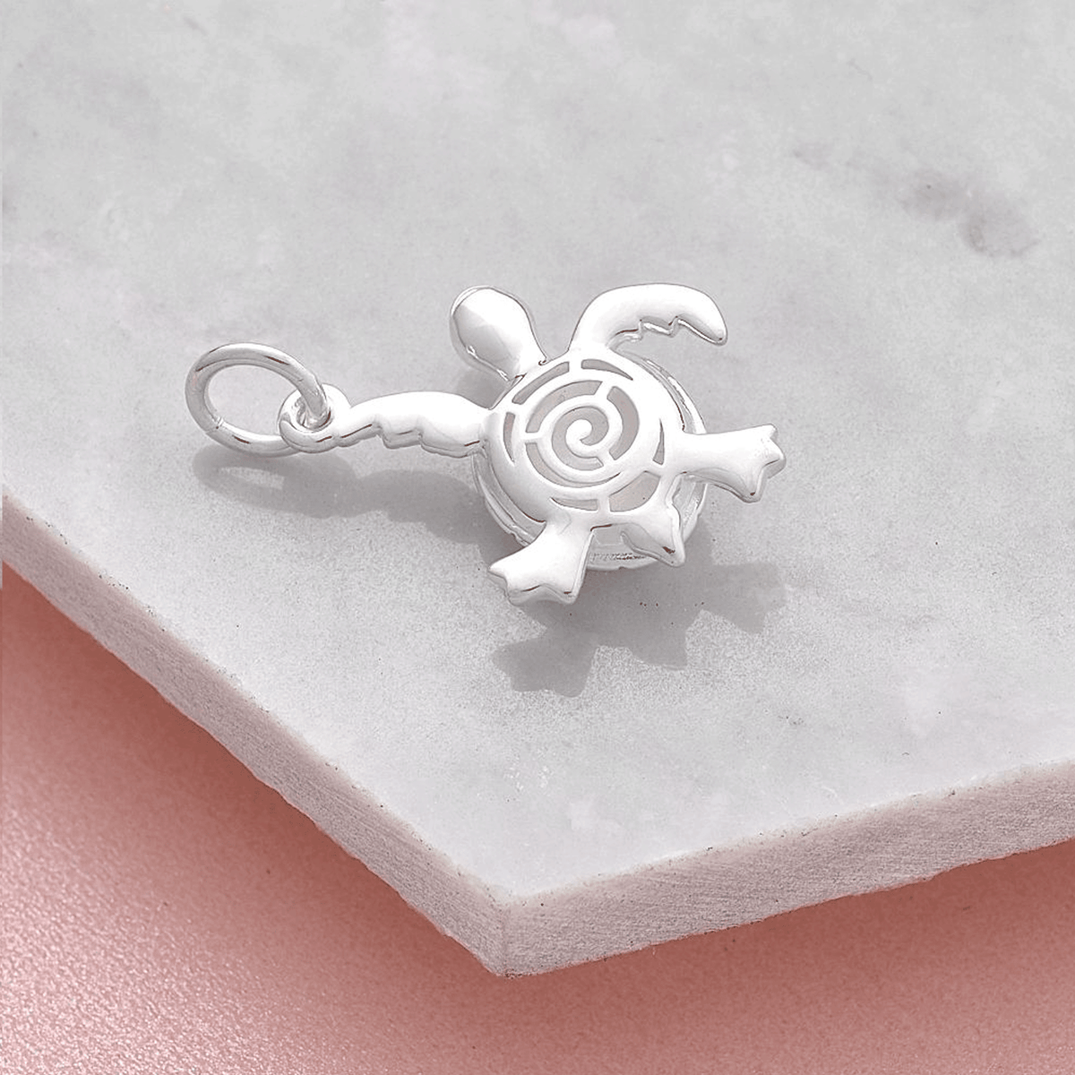 Charm en argent tortue
